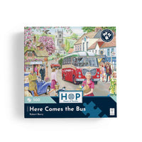 House of Puzzles Here Comes the Bus 500 Piece Jigsaw Puzzle image 3