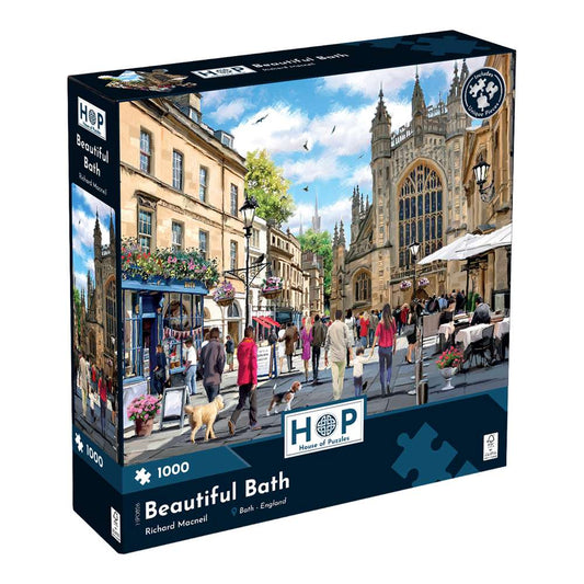 House of Puzzles Beautiful Bath 1000 Piece Jigsaw Puzzle box front