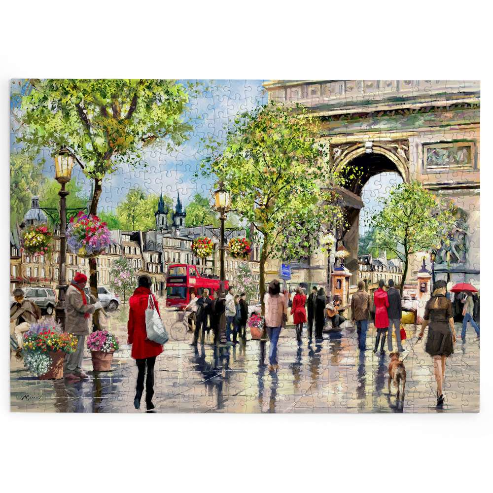 House of Puzzles Under the Arc BIG 500 Piece Jigsaw Puzzle image 2