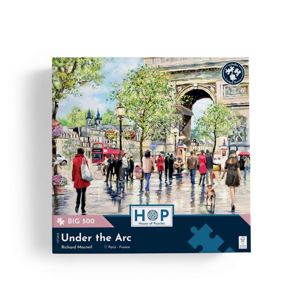 House of Puzzles Under the Arc BIG 500 Piece Jigsaw Puzzle image 3