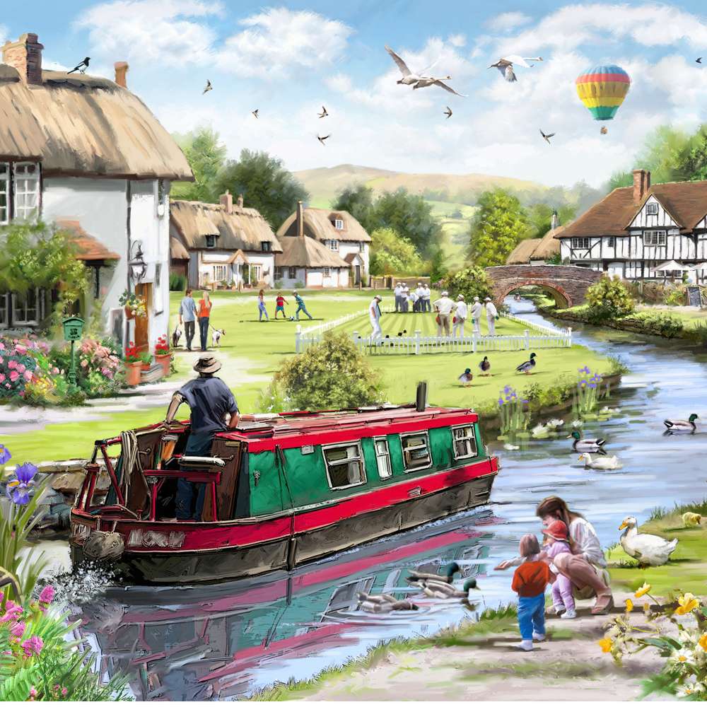 House of Puzzles Passing Through 500 Piece Jigsaw Puzzle image 3