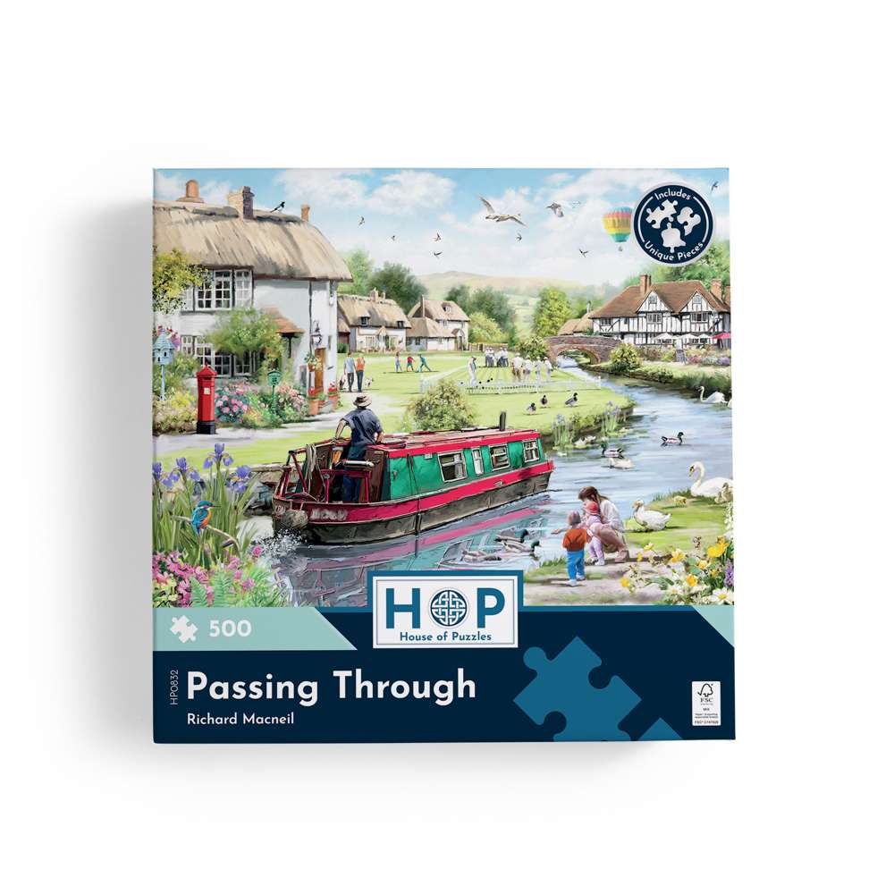 House of Puzzles Passing Through 500 Piece Jigsaw Puzzle image 4