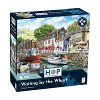 House of Puzzles Waiting by the Wharf 500 Piece Jigsaw Puzzle box front