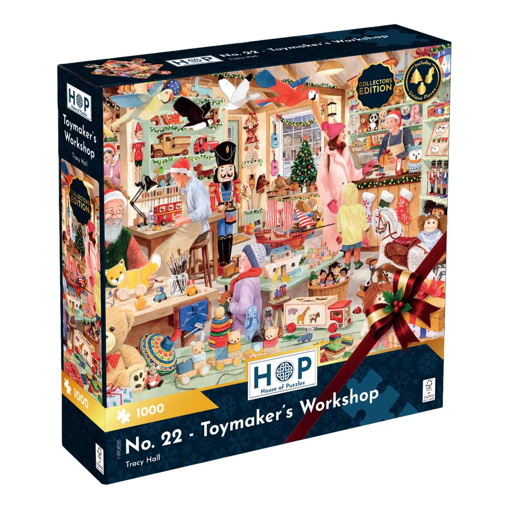 House of Puzzles No.22 Toymaker's Workshop 1000 Piece Jigsaw Puzzle box front