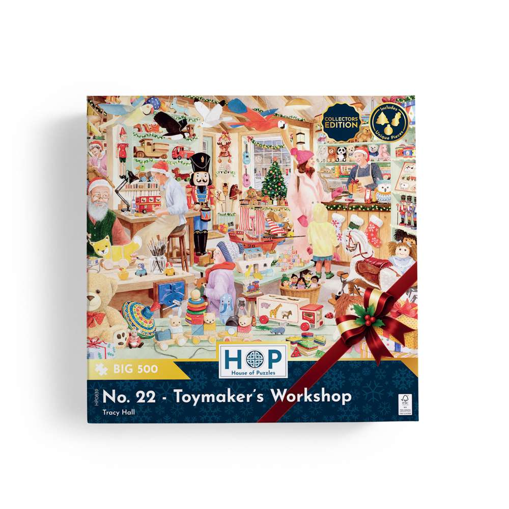 House of Puzzles Toymaker's Workshop BIG 500 Piece Jigsaw Puzzle image 4