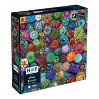 House of Puzzles Glass Buttons 1000 Piece Jigsaw Puzzle box front