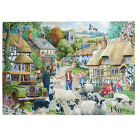 House of Puzzles Where Are Ewe Going 1000 Piece Jigsaw Puzzle image 2