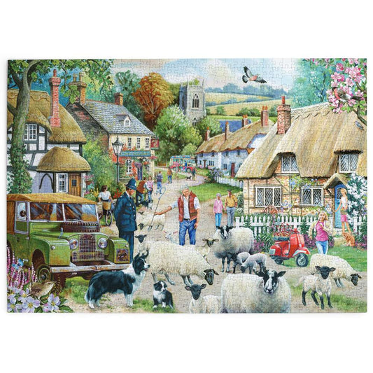 House of Puzzles Where Are Ewe Going 1000 Piece Jigsaw Puzzle image 2