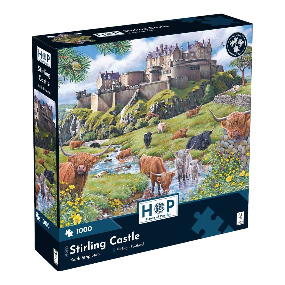 House of Puzzles Stirling Castle 1000 Piece Jigsaw Puzzle box front