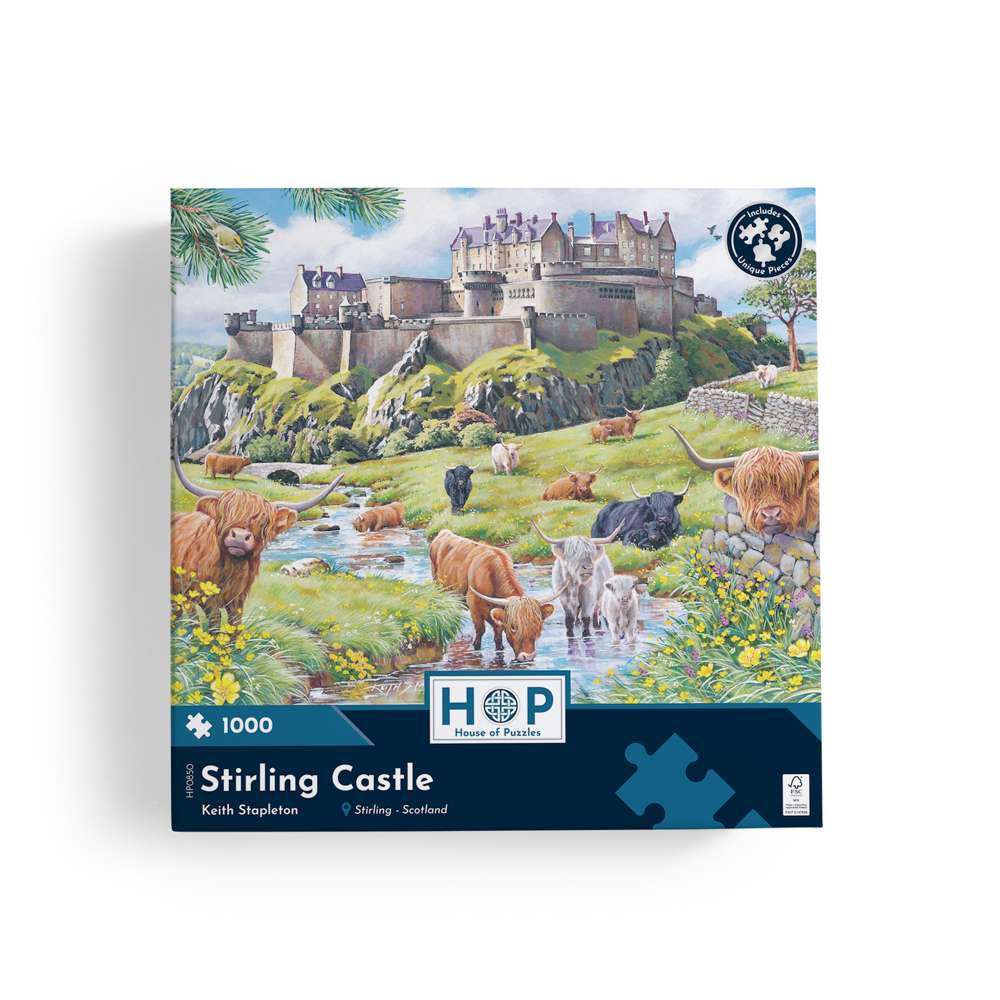 House of Puzzles Stirling Castle 1000 Piece Jigsaw Puzzle image 4