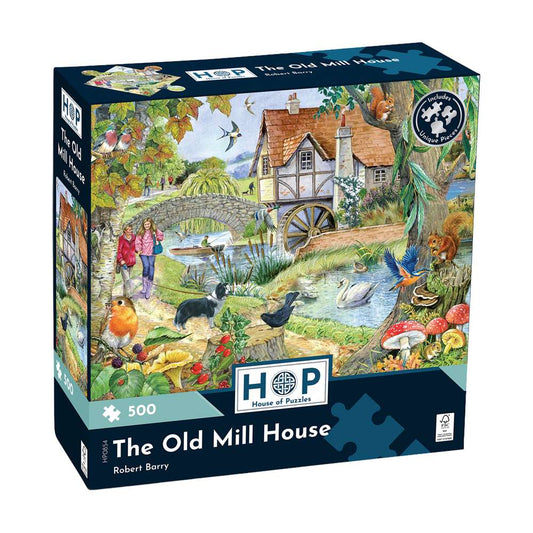 House of Puzzles The Old Mill House 500 Piece Jigsaw Puzzle box front