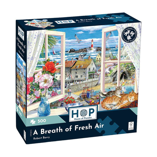 House of Puzzles A Breath of Fresh Air 500 Piece Jigsaw Puzzle box front