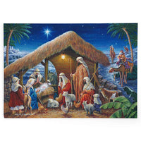 House of Puzzles Away in a Manger BIG 250 Piece Jigsaw Puzzle image 2
