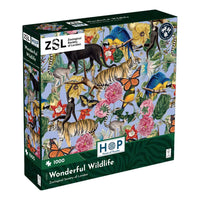 House of Puzzles ZSL Wonderful Wildlife 1000 Piece Jigsaw Puzzle box front