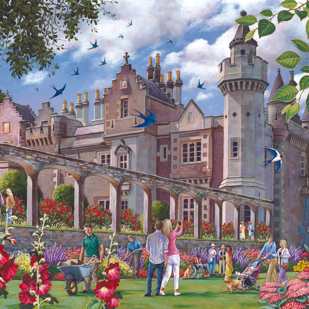House of Puzzles Abbotsford House 1000 Piece Jigsaw Puzzle image 2