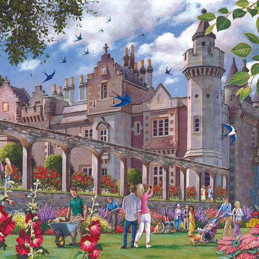 House of Puzzles Abbotsford House 1000 Piece Jigsaw Puzzle image 2