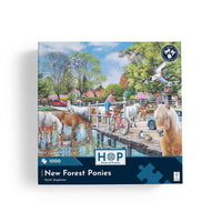 House of Puzzles New Forest Ponies 1000 Piece Jigsaw Puzzle image 4