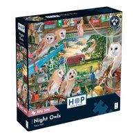 House of Puzzles Night Owls BIG 500 Piece Jigsaw Puzzle box front