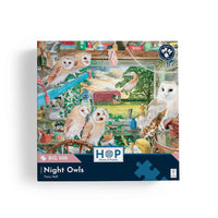 House of Puzzles Night Owls BIG 500 Piece Jigsaw Puzzle image 4