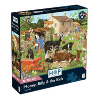 House of Puzzles Nanny, Billy & The Kids BIG 500 Piece Jigsaw box front