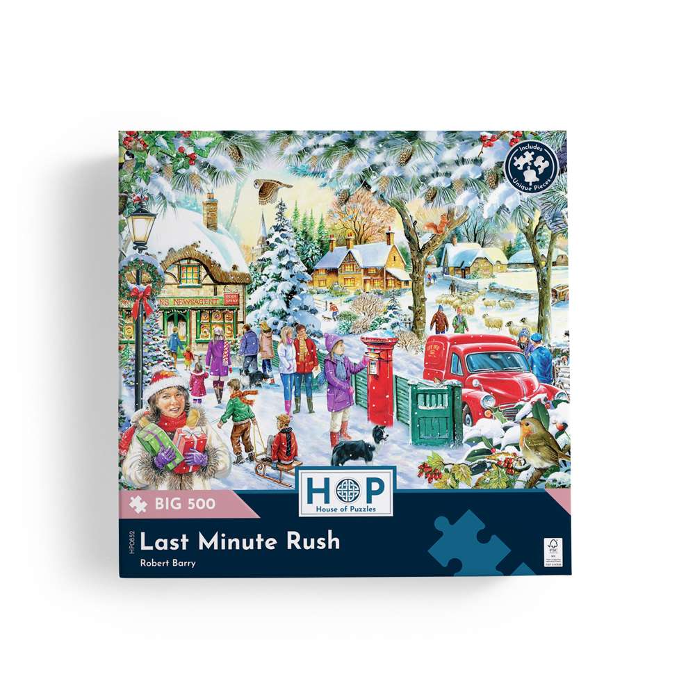 House of Puzzles Last Minute Rush BIG 500 Piece Jigsaw Puzzle image 4