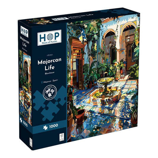 House of Puzzles Majorcan Life 1000 Piece Jigsaw Puzzle box front