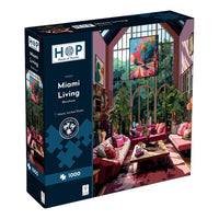 House of Puzzles Miami Living 1000 Piece Jigsaw Puzzle box front
