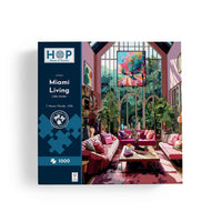 House of Puzzles Miami Living 1000 Piece Jigsaw Puzzle image 4