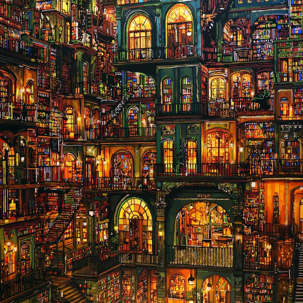 House of Puzzles Untold Stories 1000 Piece Jigsaw Puzzle image 3