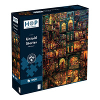 House of Puzzles Untold Stories 1000 Piece Jigsaw Puzzle box front