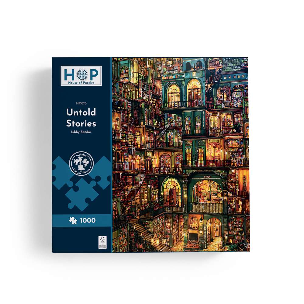 House of Puzzles Untold Stories 1000 Piece Jigsaw Puzzle image 4