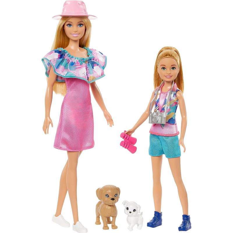 Barbie And Stacie Doll Set With 2 Dogs