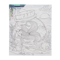 Icon Colour My Canvas Goldfish pre-printed canvas