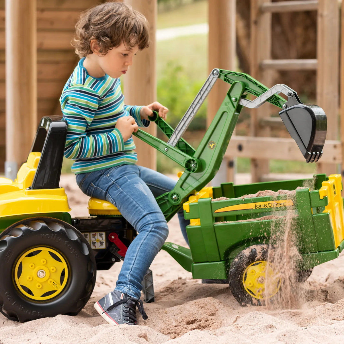 John Deere Rolly Backhoe