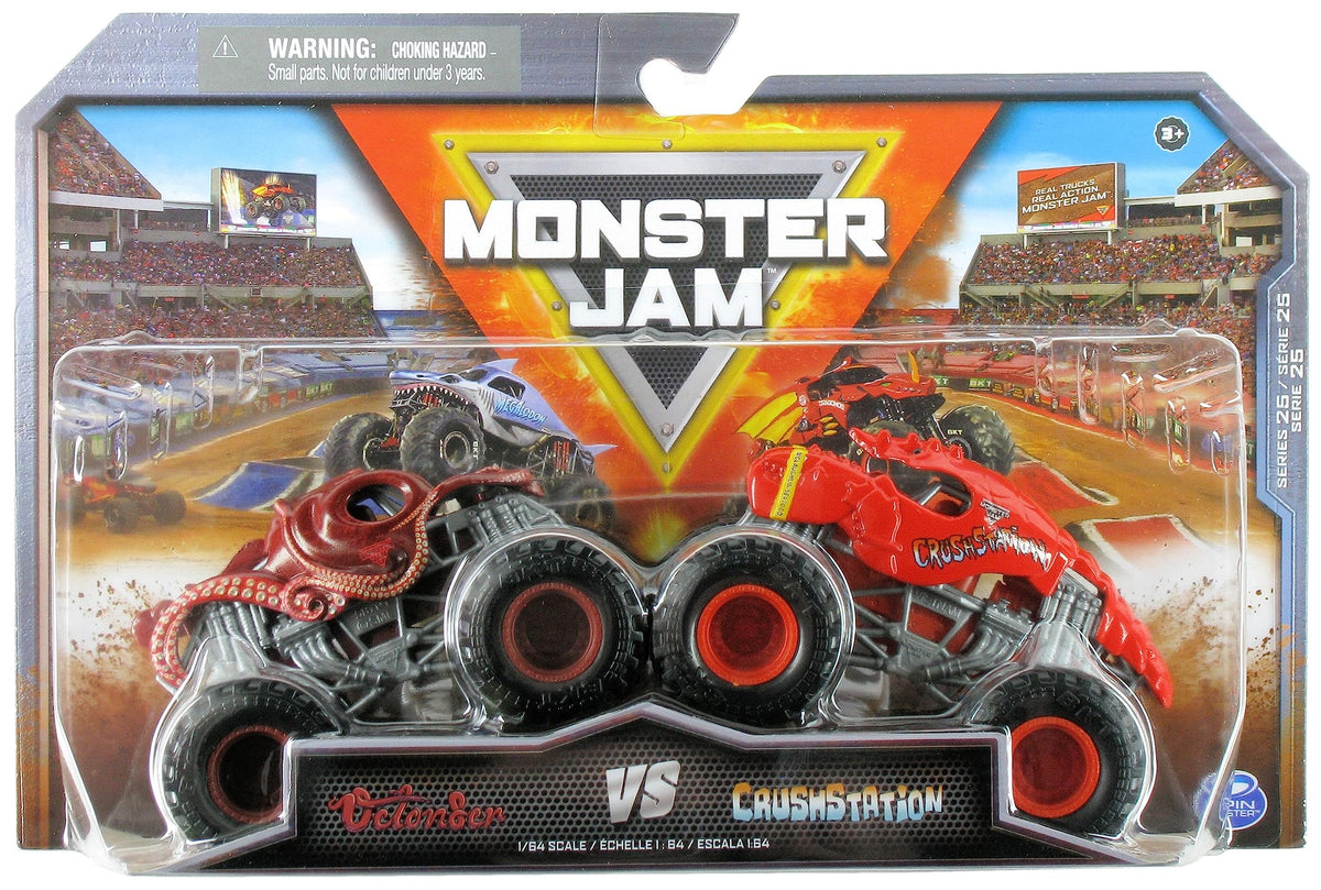 Monster Jam - 1:64 Scale Die-Cast Monster Trucks 2-Pack