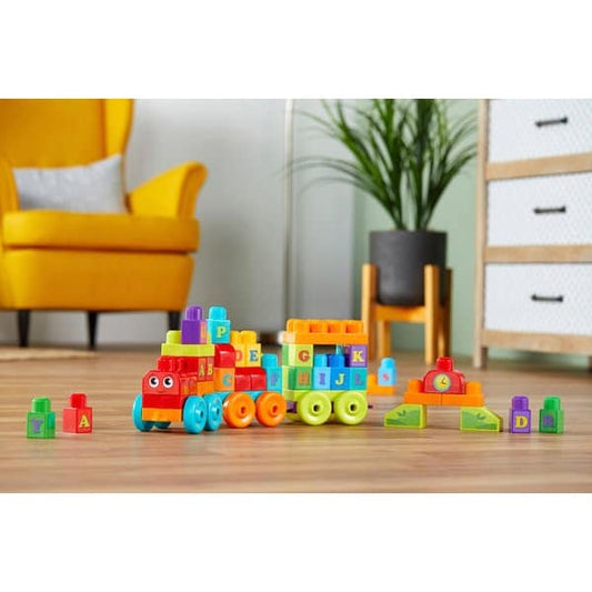 Mega Bloks Building Basics ABC Learning Train