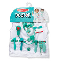 retail packaging of doctor costume set