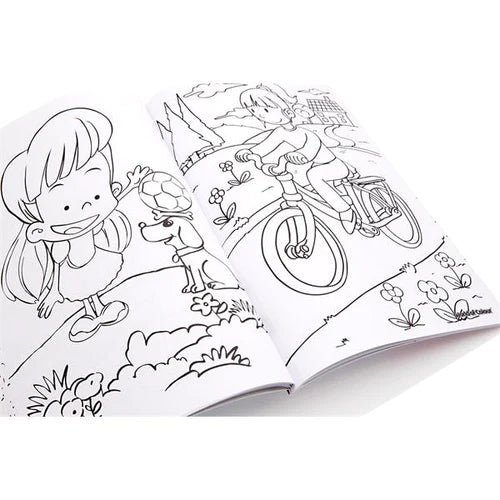 WOC A4 Perforated Colour Me Colouring Book