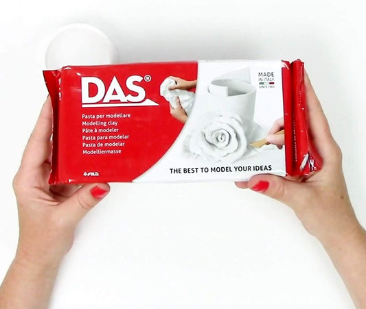 Das 1kg White Air Hardening Modelling Clay