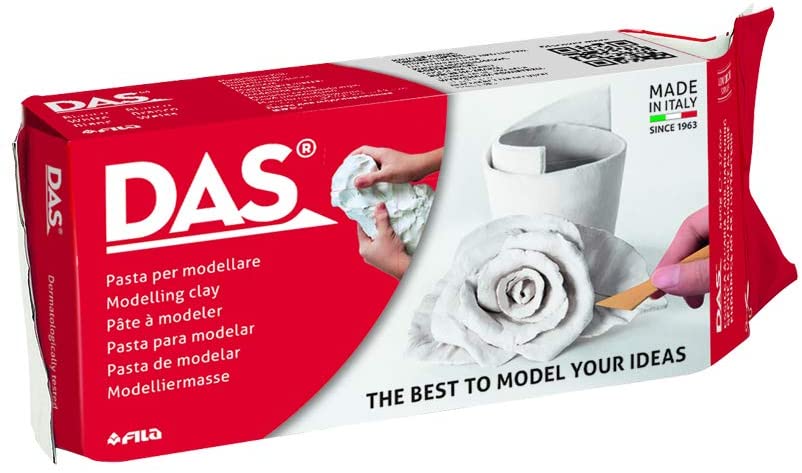 Das 1kg White Air Hardening Modelling Clay