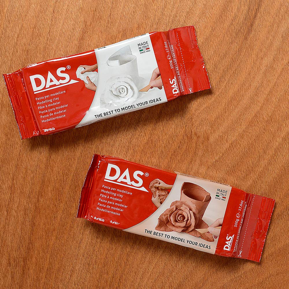 Das 1kg White Air Hardening Modelling Clay