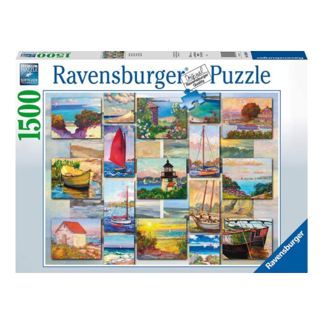 Ravensburger Coastal Collage 1500 Piece Jigsaw Puzzle