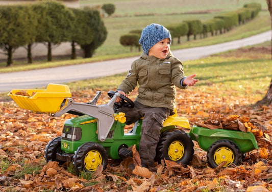 rollyKid John Deere Tractor With Trailer