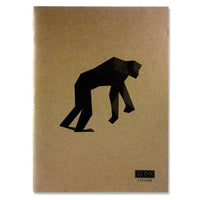 Icon A3 80pg 110gsm Kraft Sketch Book Animal Design 4 Asst.