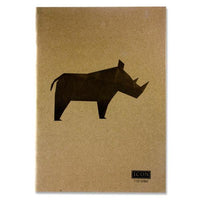 Icon A3 80pg 110gsm Kraft Sketch Book Animal Design 4 Asst.