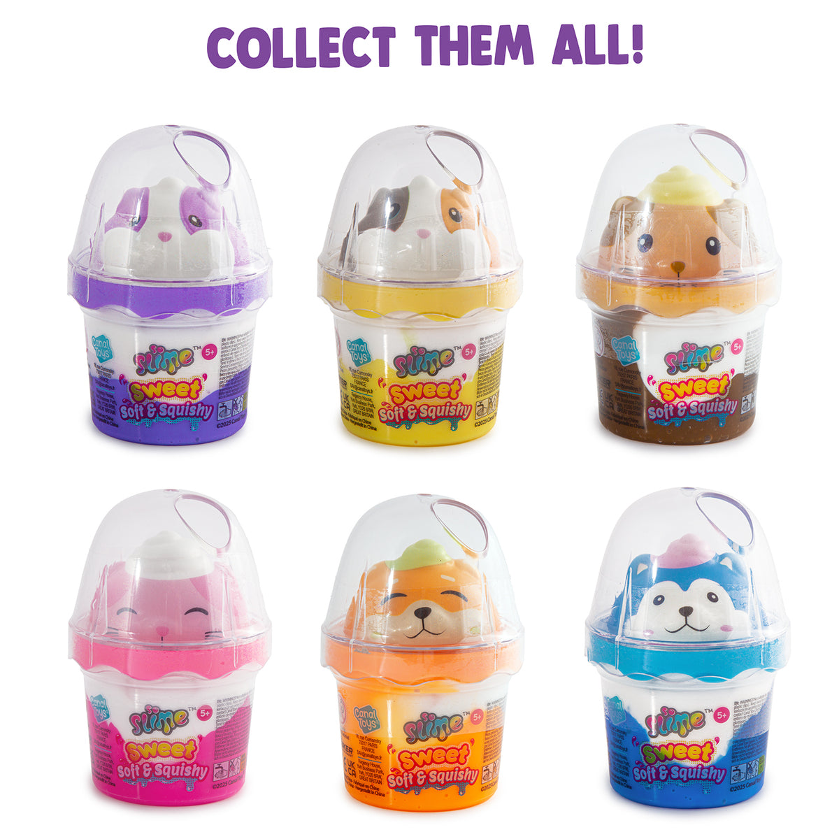 So Slime Sweet Soft and Squishy Collection pot with two-toned slime and squishy character – view 4