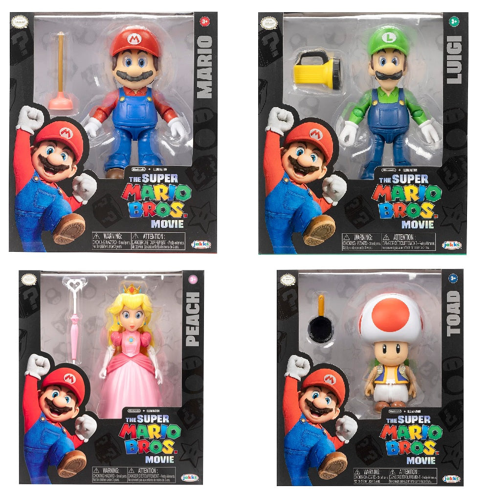 Super Mario Movie 5' Action Figure Assorted