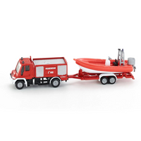 Siku 1:87 Unimog Fire Engine with Boat