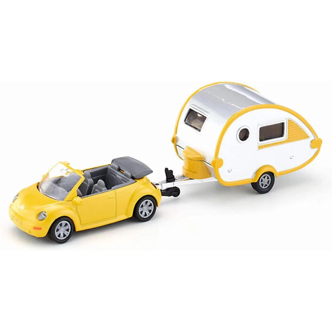 Siku 1:87 VW Beetle with Caravan