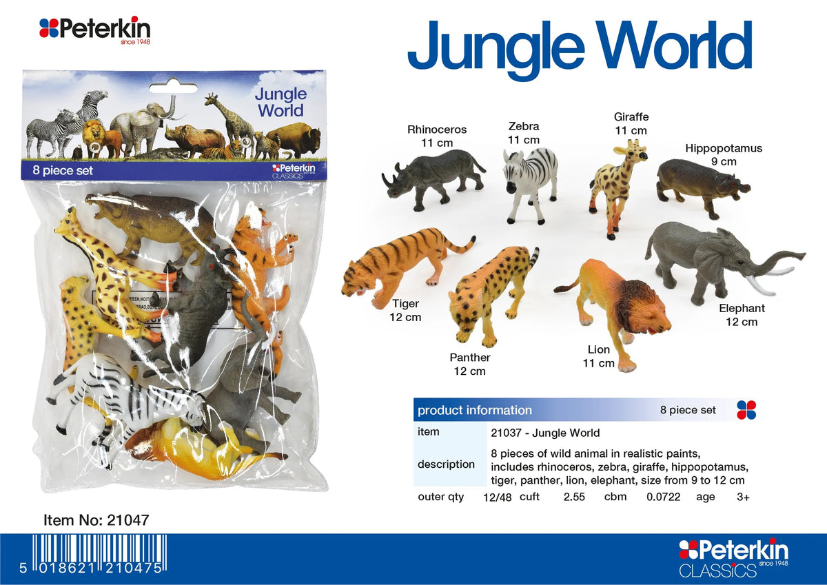 Jungle world 8pc Set